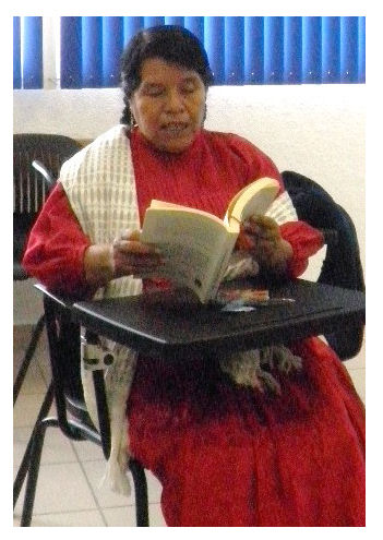 Plática con Agustina Mondragn Paulino, mujer mazahua de San Antonio Pueblo Nuevo, municipio de San Felipe del Progreso, Estado de México