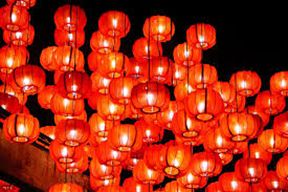 Lámparas chinas de Año Nuevo