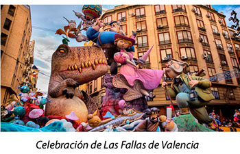 Celebración de Las Fallas de Valencia