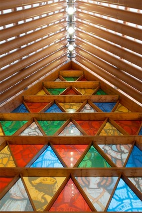 Shigeru Ban, Catedral de cartón en ChristChurch, Nueva Zelanda, 2013