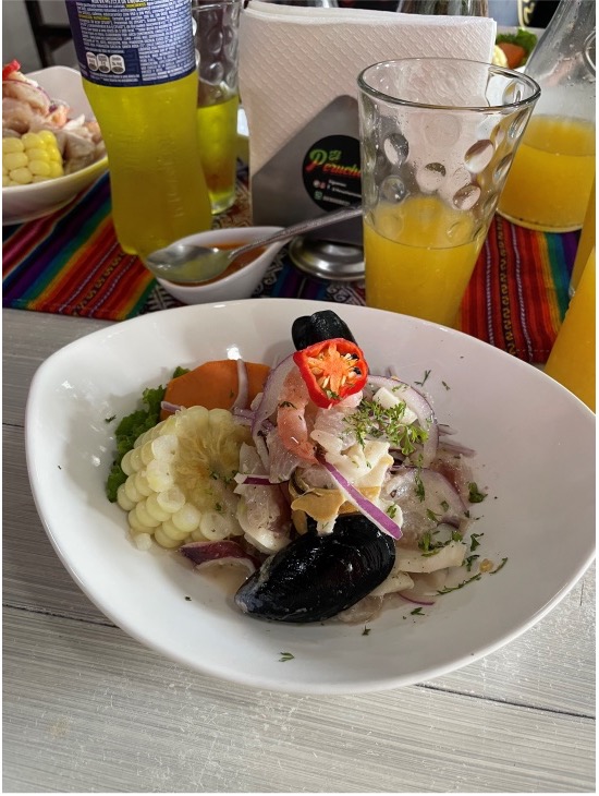 México y Perú. Comida